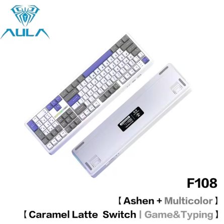 Upgrade Your Setup with the All-in-One AULA F108 Pro Mechanical Keyboard