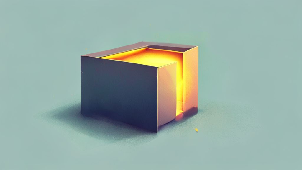 profitable remote jobs - Why Profitable Remote Jobs Are Often the Most Boring A stylized graphic of a simple, unassuming box being unlocked to reveal a bright, glowing interior, symbolizing hidden potential in profitable remote jobs.