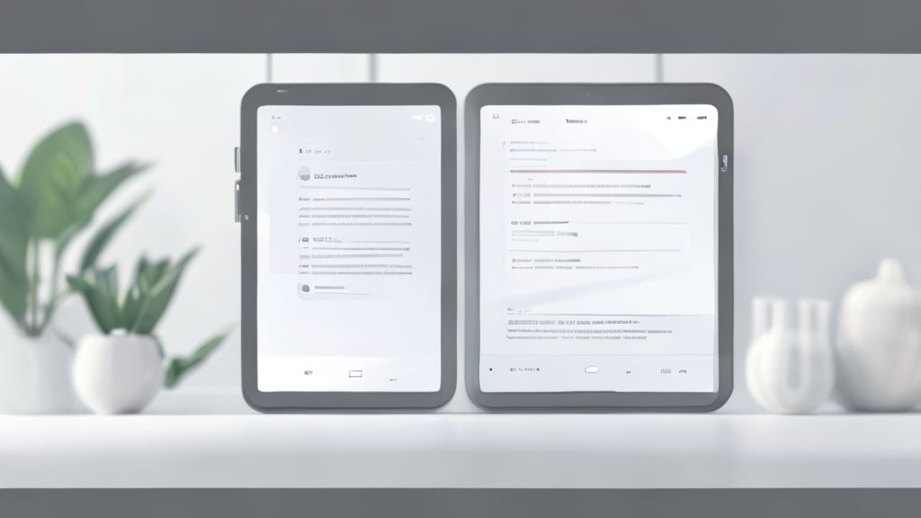 A clean, modern interface of a chatbot with a text input box and a response area showing conversational text. The background is light and airy.